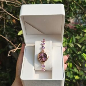Rapunzel Inspired Purple Crystal Watch